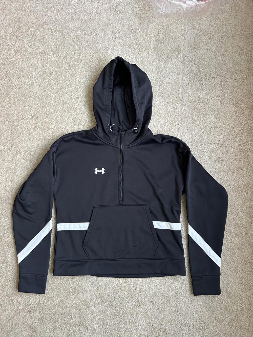 Under Armour Storm Armour Fleece Track Jacket Hoodie Crop